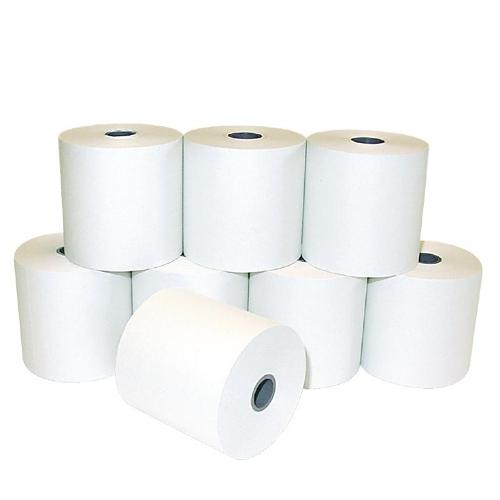 Till Rolls 2ply white till roll 76mm white and pink (20) - DIS-TILL-76
