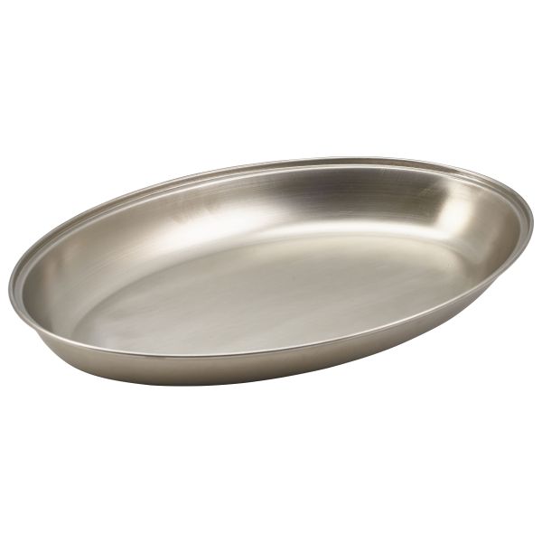 GenWare Stainless Steel Oval Vegetable Dish 35cm/14