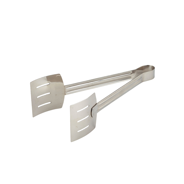 S/St. Wide Blade Serving Tongs 9.5