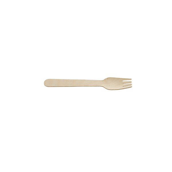 GenWare Birchwood Disposable Forks (100pcs) - DWC-TF (Pack of 1)