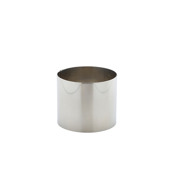 Stainless Steel Mousse Ring 7x6cm - MR76 (Pack of 12)