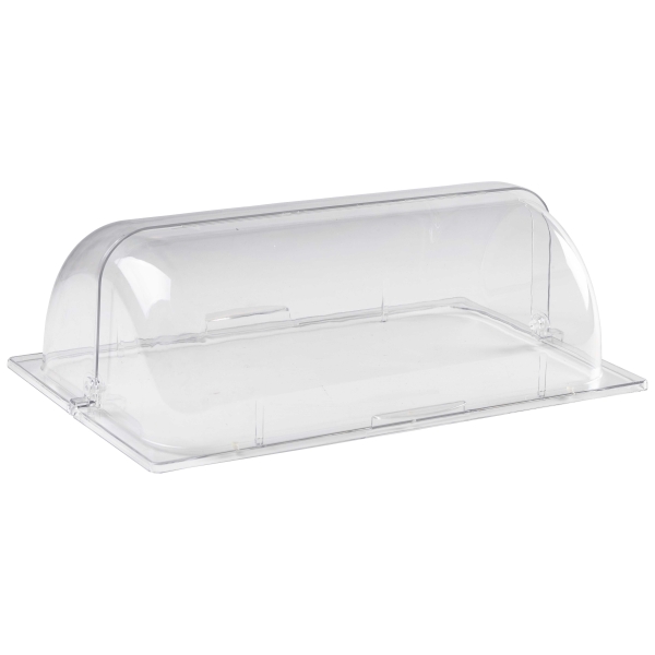GenWare Polycarbonate GN 1/2 Roll Top Cover - PCGN12RT