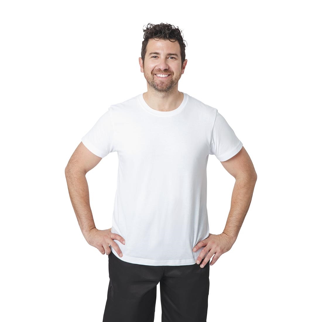 Unisex Chef T-Shirt White L