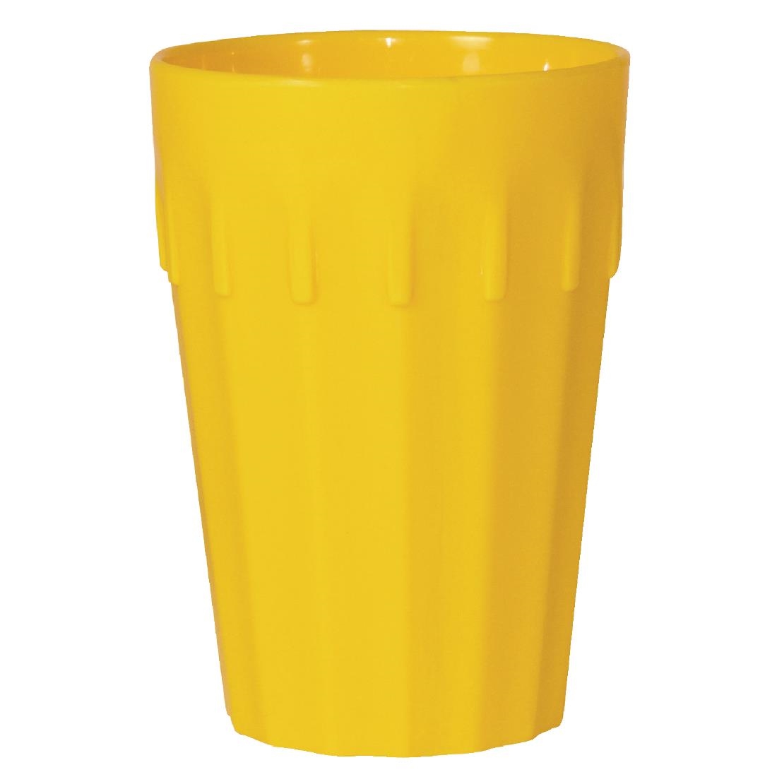 Olympia Kristallon Polycarbonate Tumblers Yellow 260ml (Pack of 12)