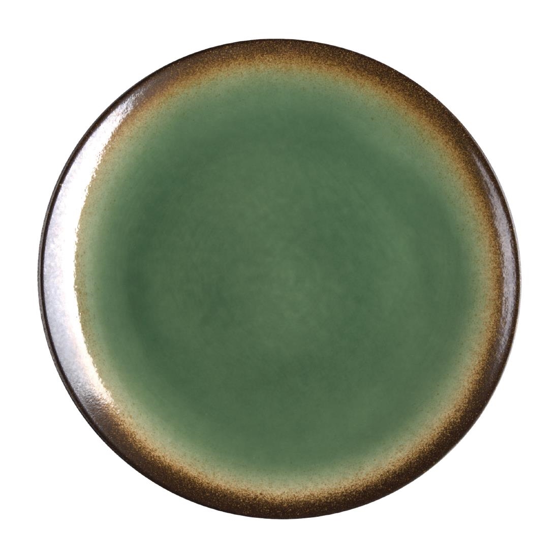 Olympia Nomi Round Coupe Plate Green 198mm (Pack of 6)