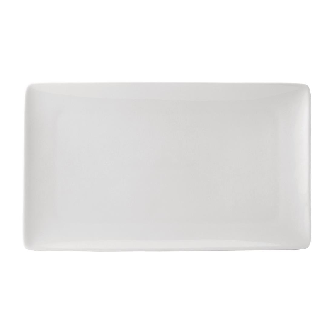 Utopia Pure White Rectangular Plates 210 x 350mm (Pack of 12)