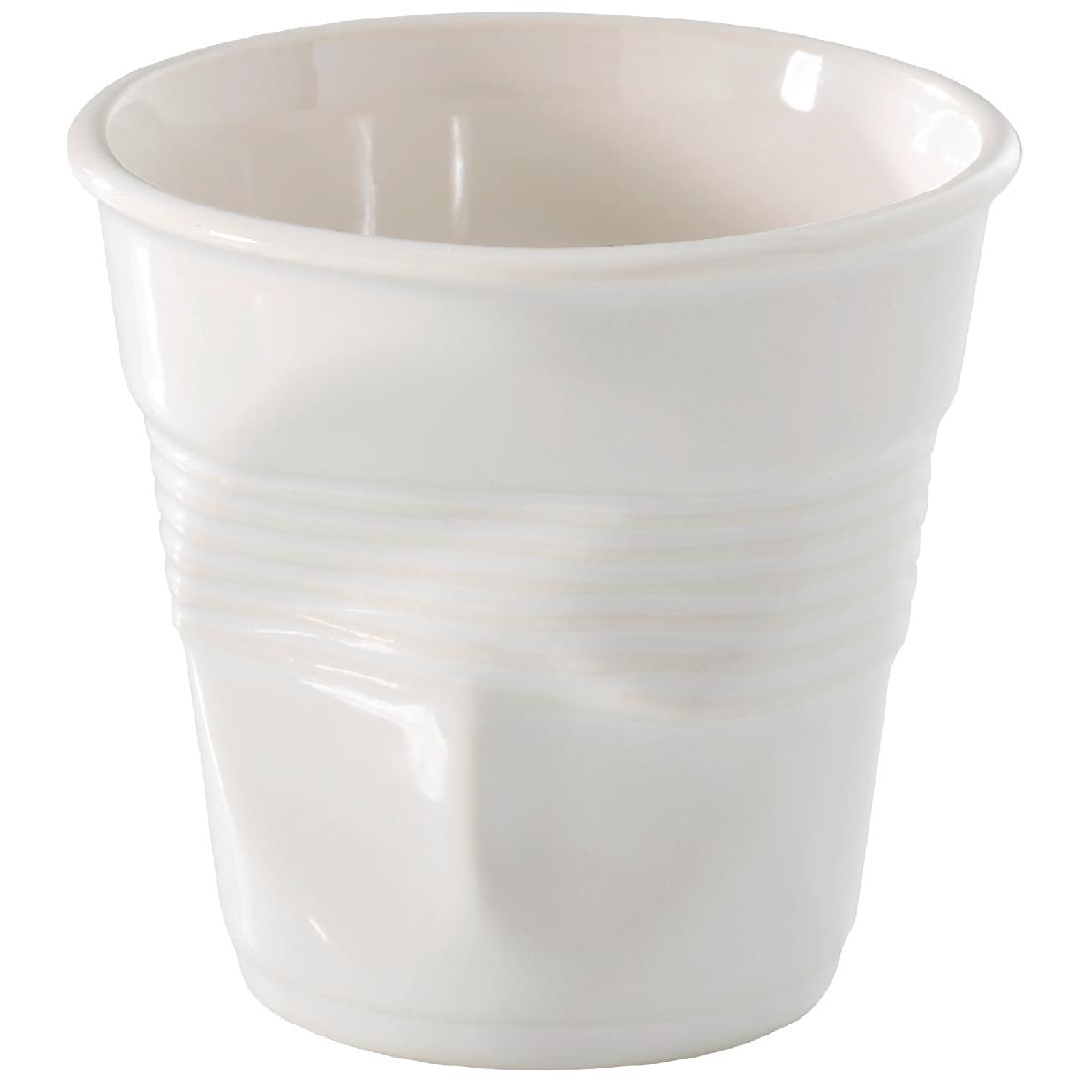 Revol Froisses Cappuccino Tumblers White 180ml (Pack of 6)