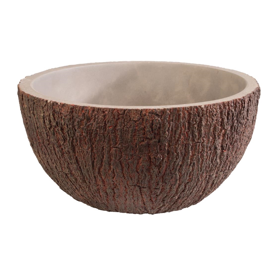 APS Coconut Bowl Concrete 180mm 1Ltr (Single)