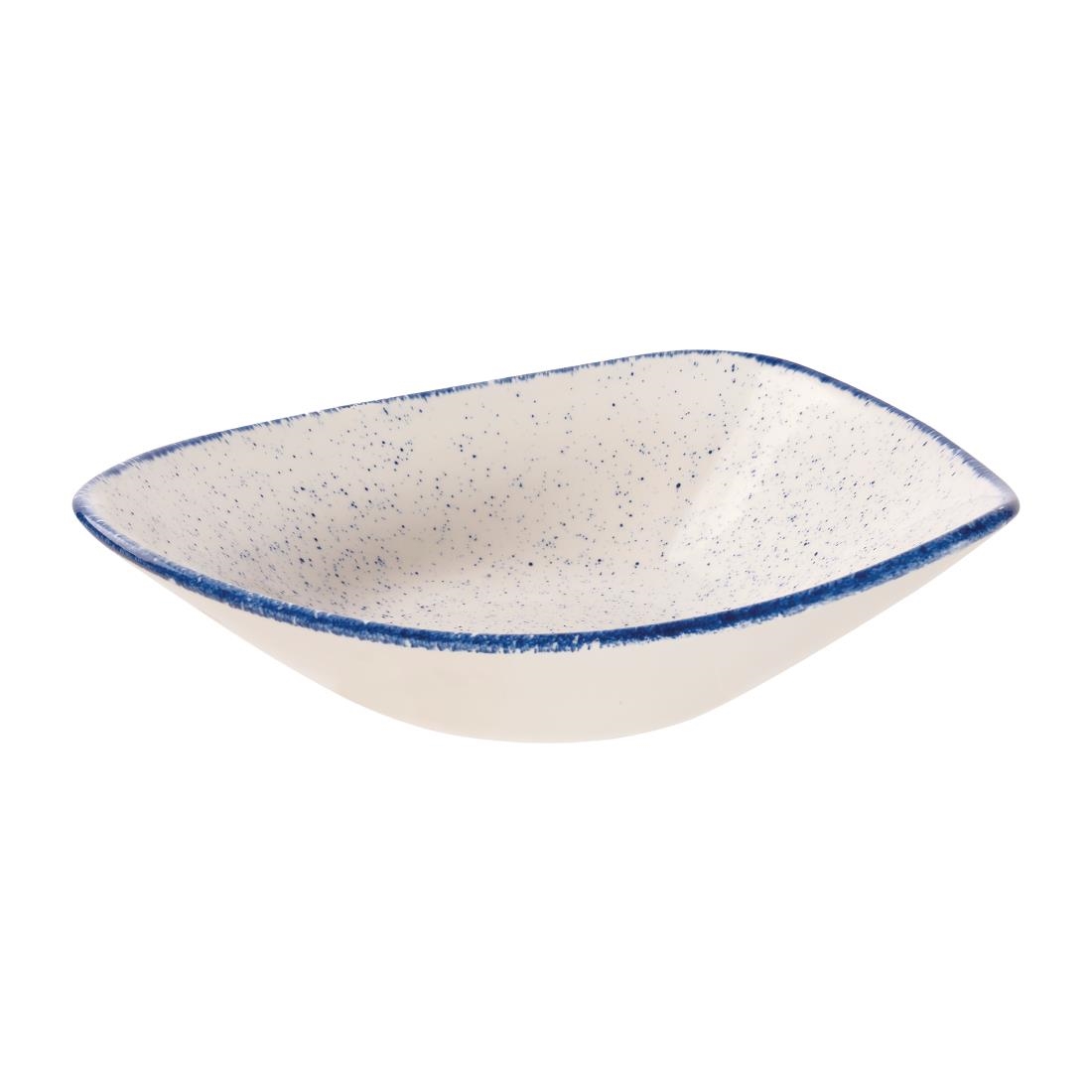 Churchill Stonecast Hints Triangle Bowls Indigo Blue 235mm (Pack of 12)