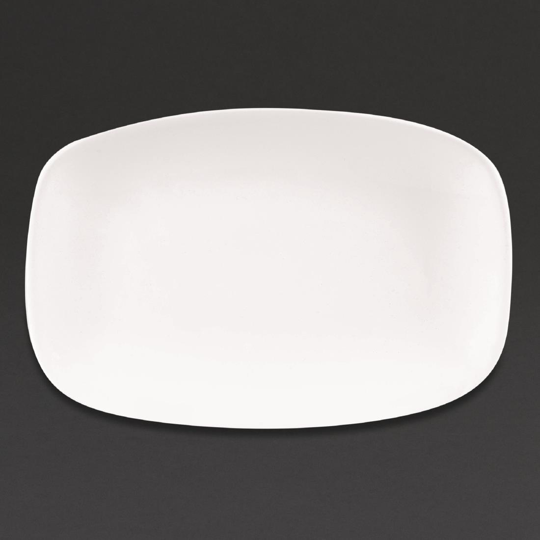 Churchill X Squared Oblong Plates White 157 x 237mm (Pack of 12)