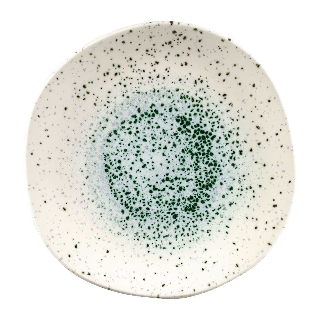 Churchill Studio Prints Mineral Green Centre Organic Round Plates 264mm (Pack of 12)