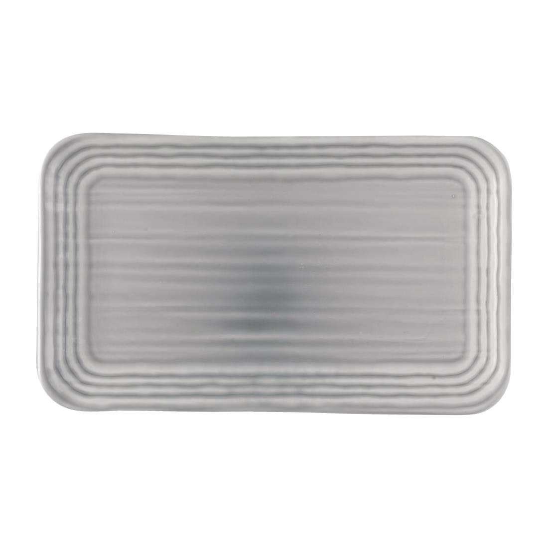 Dudson Harvest Norse Organic Rect Plate Grey 269mmx160mm (Pack of 12)