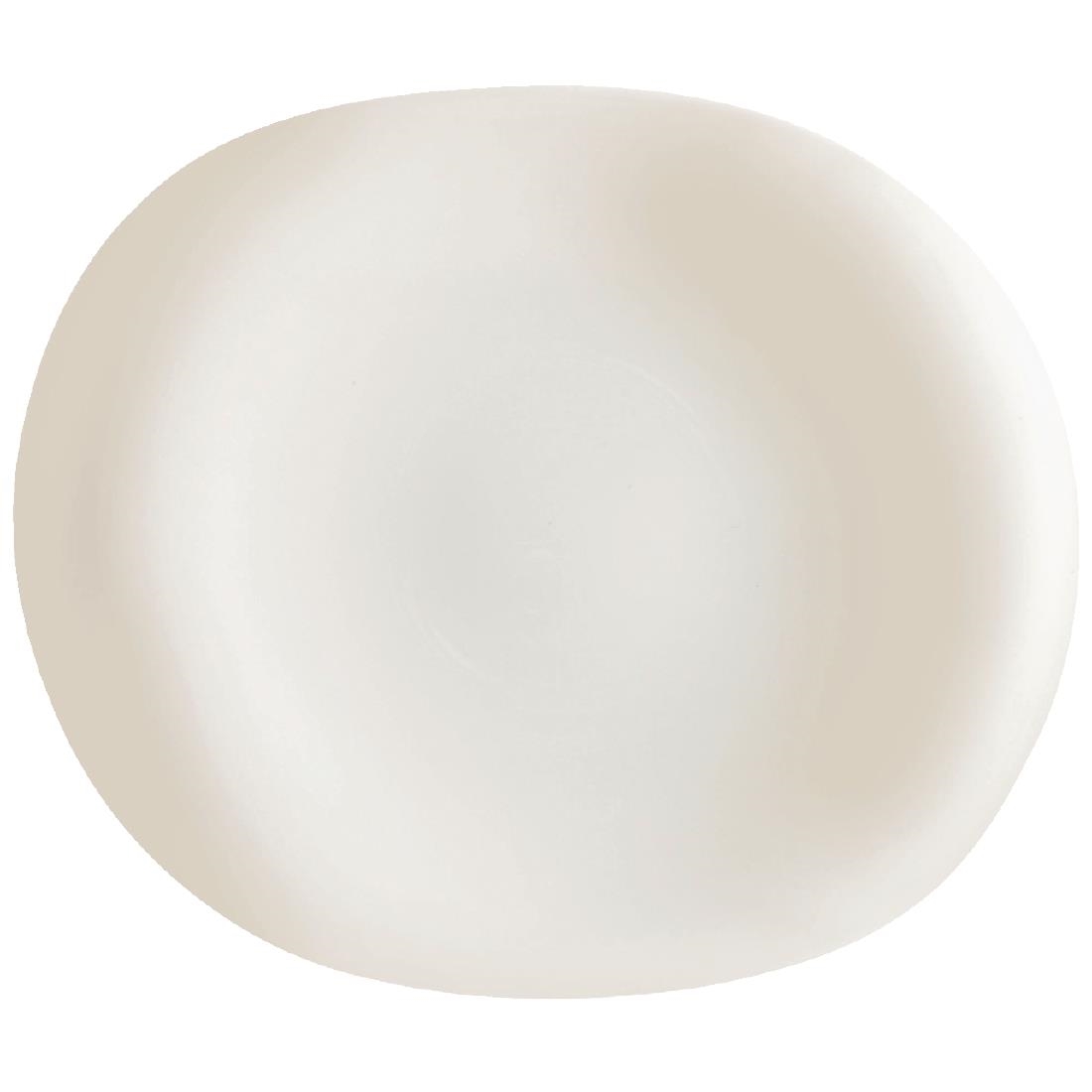 Arcoroc Zenix Tendency Organic Shape Oval Plates 310mm (Pack of 12)