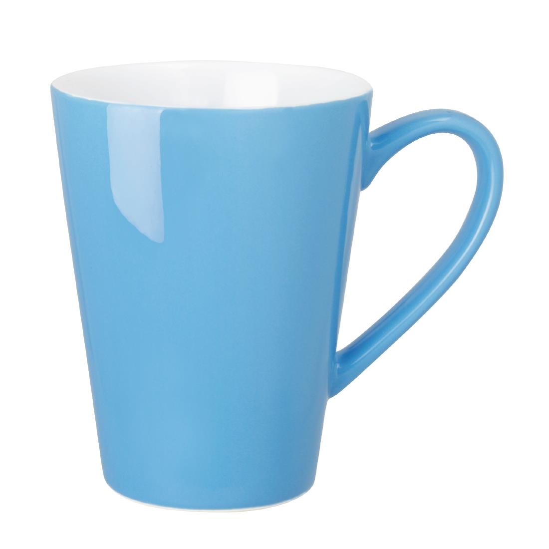 Olympia Cafe Latte Cups Blue 340ml (Pack of 12)