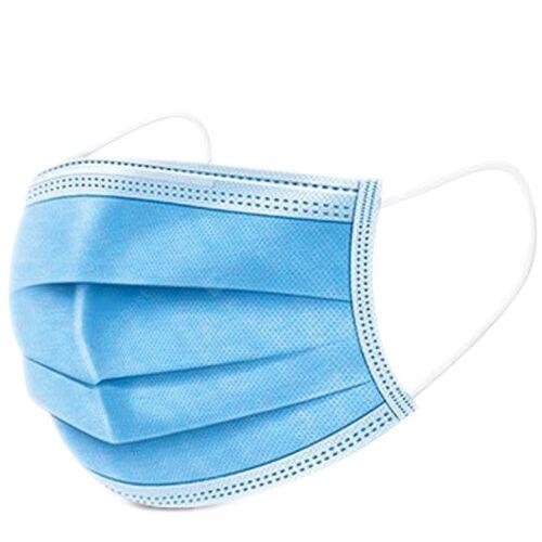 3 Ply Face Mask - General Use NON-MEDICAL (Blue) - V10001-00000-B502000 (Pack of 2000)