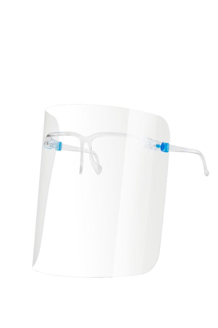 Face Shield with Glasses Frame - V70000-000000-B01010 (Pack of 10)