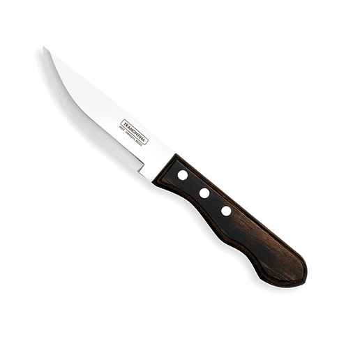 Jumbo Polywood Steak Knife - Pointed Blade (Light Black) - 40-30-046 (Pack of 12)