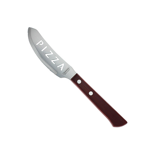 Cut out Pizza Knife - red polywood - 40-30-607 (Pack of 12)