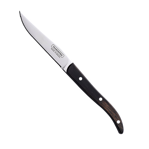 Polywood Micro Serrated 5” Blade Steak Knife (Light Black) - 40-38-194 (Pack of 12)