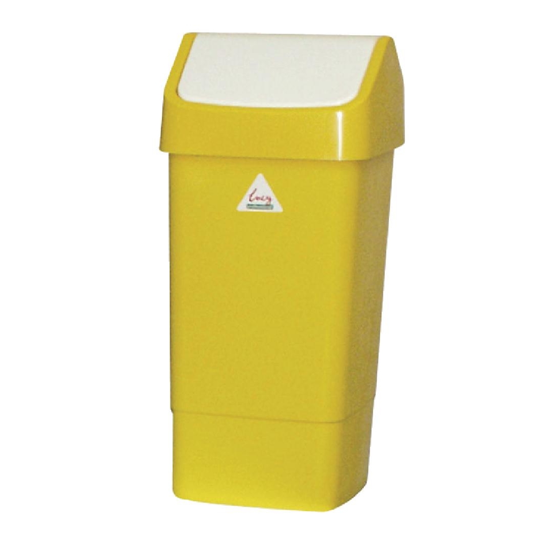 SYR Swing Lid Bin Yellow - CC080