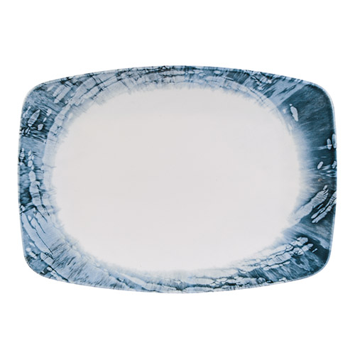 Wave Rectangular Plate 27 x 19.5cm - 118427WA (Pack of 6)