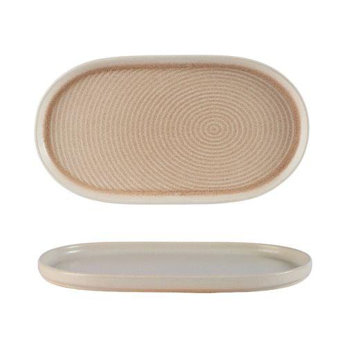 Nude Oval Platter 33x18cm/11 x 7 - 198033NU (Pack of 6)
