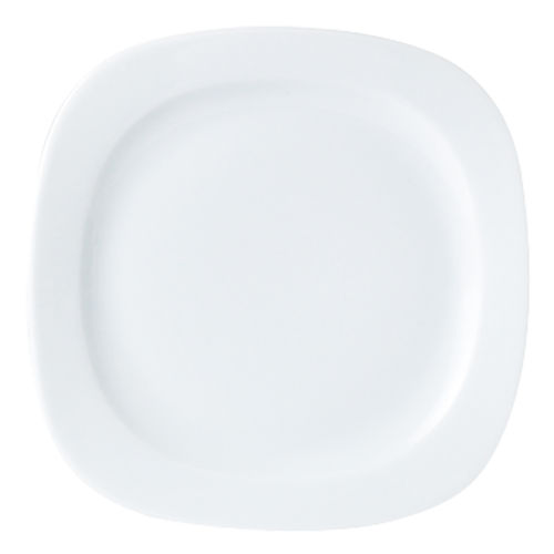 Square Rimmed Shaped Plate 25cm(29cm) 9.75