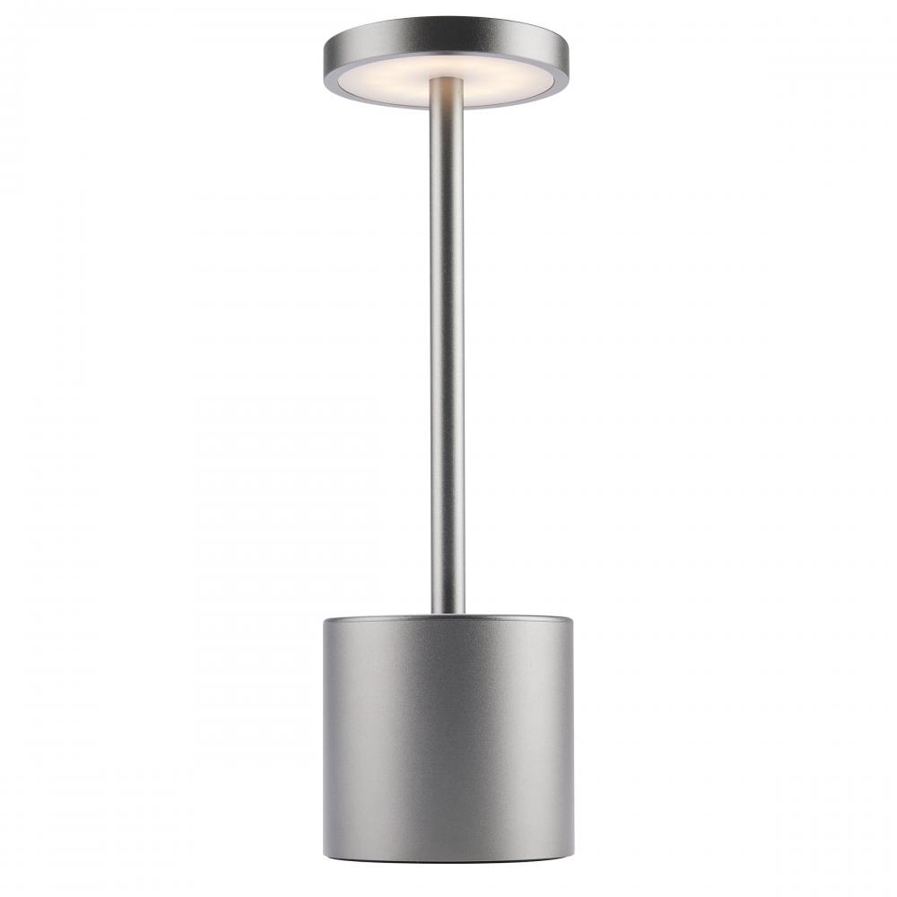 Tempo Grey Table Lamp 29cm / 11.5 - 603002G