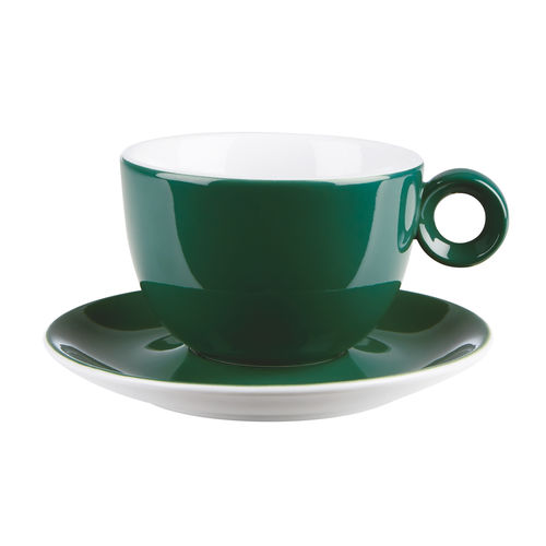 Dark Green Saucer 16cm - 820016DG (Pack of 6)