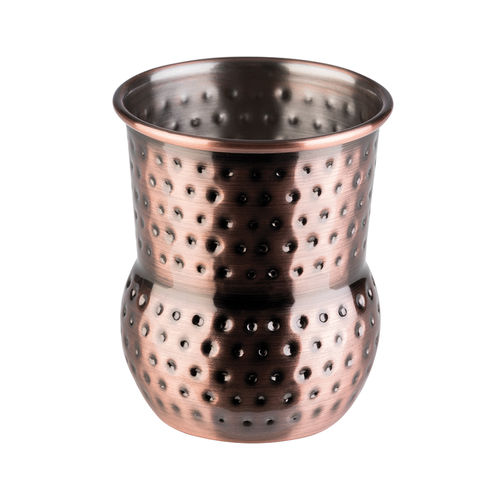 Antique Hammered Copper look Mini Shot Barrel Mugs - 4 piece - 93339 (Pack of 1)