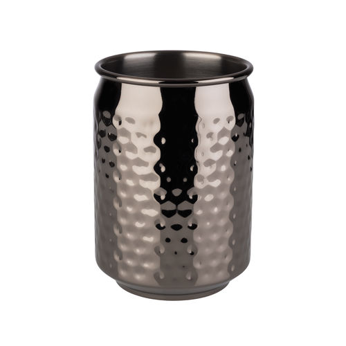 Stainless Steel 'Glossy Gunmetal look' Barrel Can 7.5cm/ 3