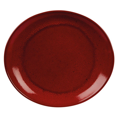 Rustico Lava Bistro Oval Plate 29.5x26cm/11.5