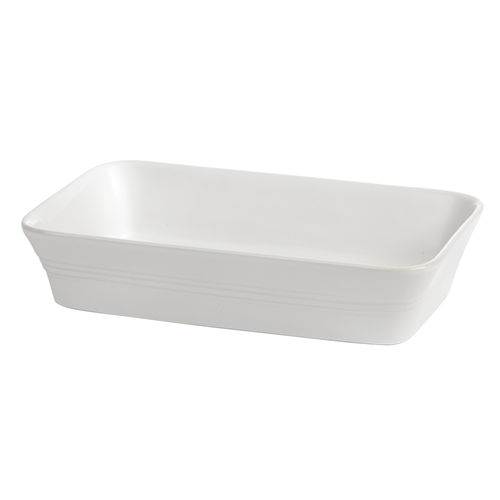 White Rectangular Dish 26x16.5x5.5cm - WB2337 (Pack of 8)