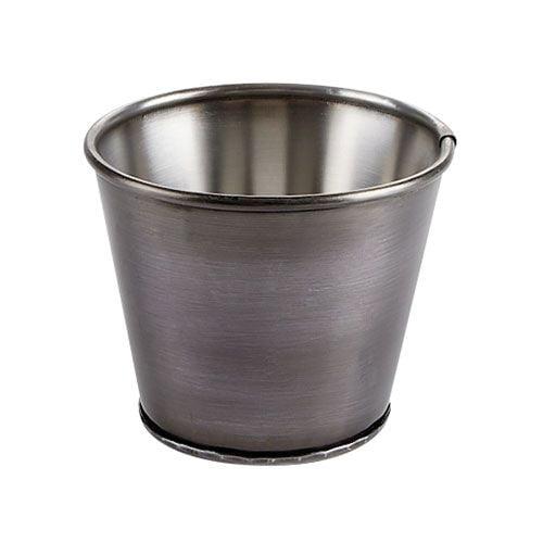 Sides Bucket Antique Silver 11cm - CB66556 (Pack of 6)