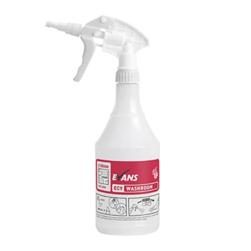 Empty EC9 Washroom Spray Bottle & Trigger (1 x 6)