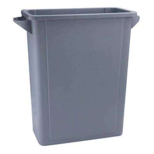 Grey Slim Recycling Bin 65 Litre