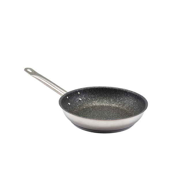 GenWare Non Stick Teflon Stainless Steel Frying Pan 24cm - 1524-00NS (Pack of 1)