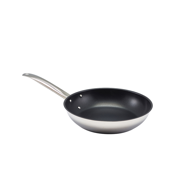 GenWare Economy Non Stick Stainless Steel Frying Pan 24cm - 1524-ENS (Pack of 1)