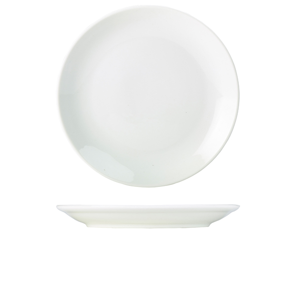 Genware Porcelain Coupe Plate 30cm/12