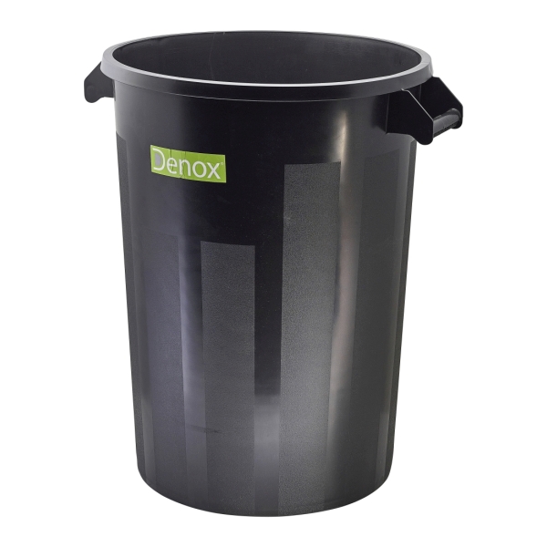 Black Dust Bin 100L - 23102 (Pack of 1)