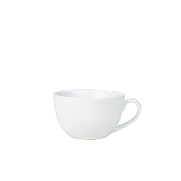 Genware Porcelain Bowl Shaped Cup 23cl/8oz - 322123 (Pack of 6)