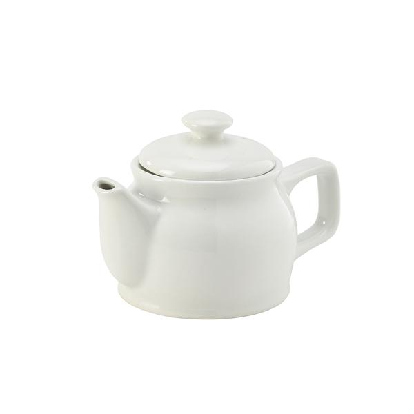 Genware Porcelain Teapot 31cl/ 11oz - 392131 (Pack of 6)