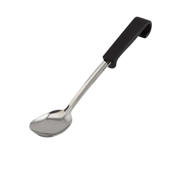 Genware Plastic Handle Small Spoon Black - 577-10