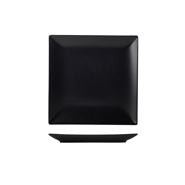 Luna Stoneware Black Square Plate 21cm/8.25