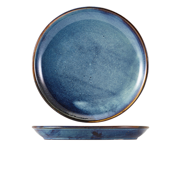 Terra Porcelain Aqua Blue Coupe Plate 30.5cm - CP-PBL30 (Pack of 6)