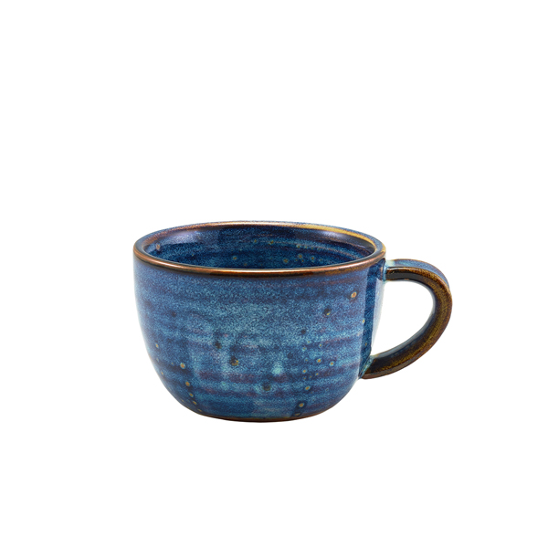 Terra Porcelain Aqua Blue Coffee Cup 22cl/7.75oz - CUP-PBL23 (Pack of 6)