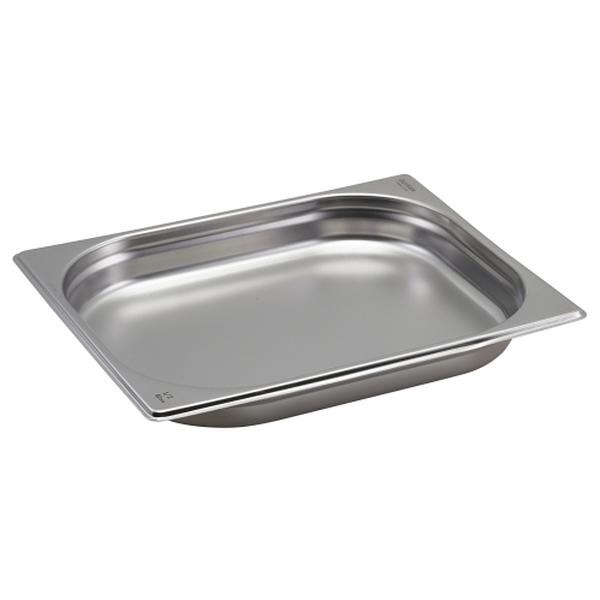St/St Gastronorm Pan 1/2 - 40mm Deep - GN12-40