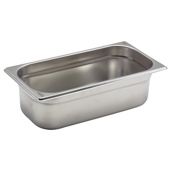 St/St Gastronorm Pan 1/3 - 100mm Deep - GN13-100