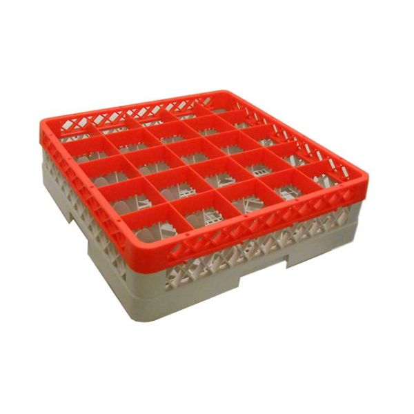 Genware 25 Comp Glass Rack With 1 Extender - GR25-1