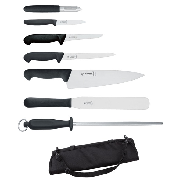 Giesser 7Pc Knife Set + Knife Case - GSRKSET7